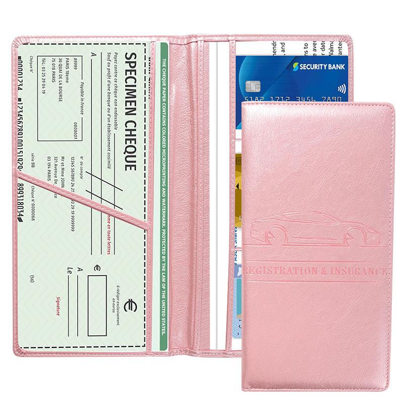📑 Magnetic Car Registration & Insurance Holder | Compact Vehicle Document Organizer