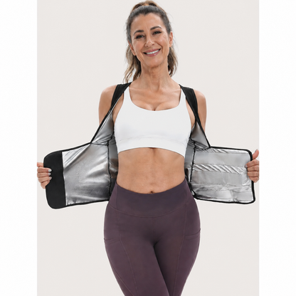 🏃‍➡️🏋️‍♀️ Women's Sweat Compression Shapewear Vest - Athletic Active Tops