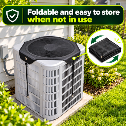Heavy-Duty Full Mesh Outdoor Air Conditioner Cover – All-Season AC Protector
