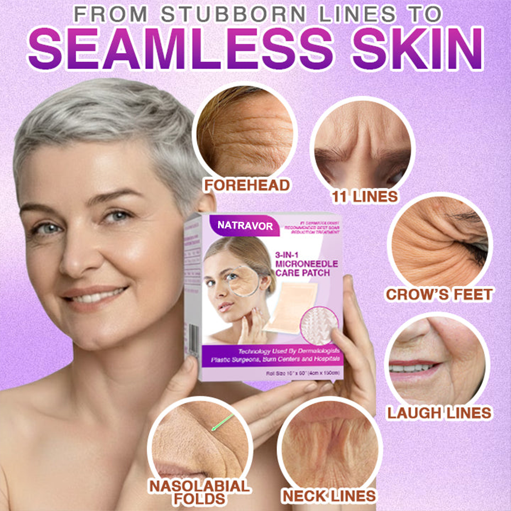NATRAVOR® 3-in-1 Microneedle Anti-Aging Patch