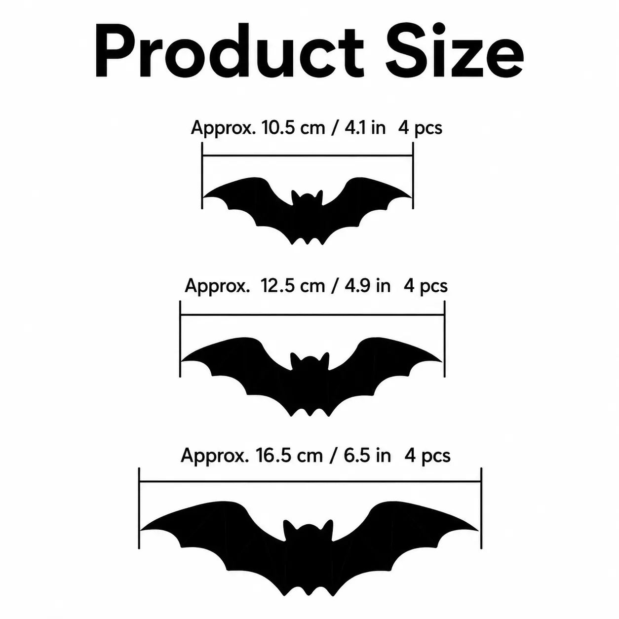 🦇Halloween LED Flying Bat Decorations - Glowing 3D Bat Wall Decor for Porch,Window, Door, Garage &Party Backdrop