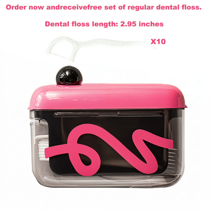 ✨Travel Storage Case with Pop-Up Dispenser, Portable & Refillable for Oral Care