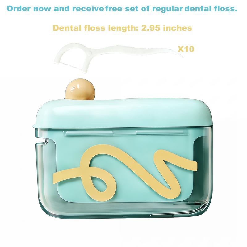 ✨Travel Storage Case with Pop-Up Dispenser, Portable & Refillable for Oral Care