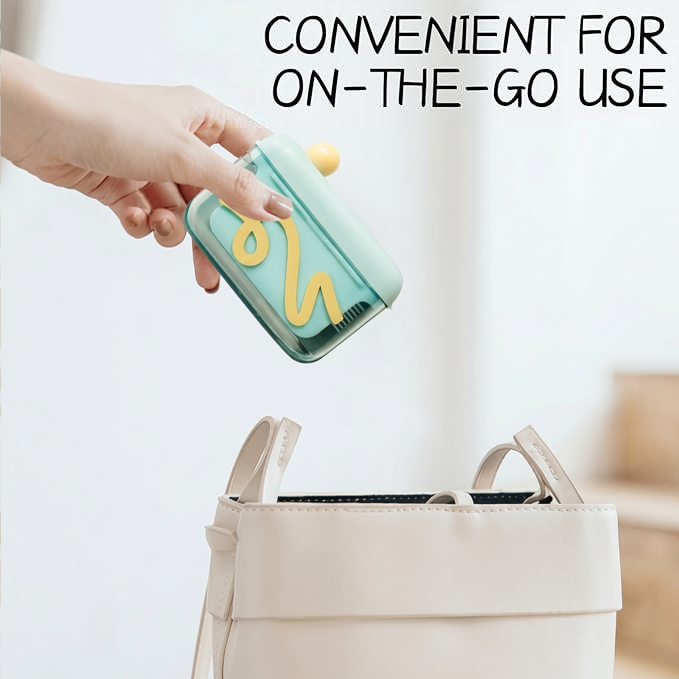 ✨Travel Storage Case with Pop-Up Dispenser, Portable & Refillable for Oral Care
