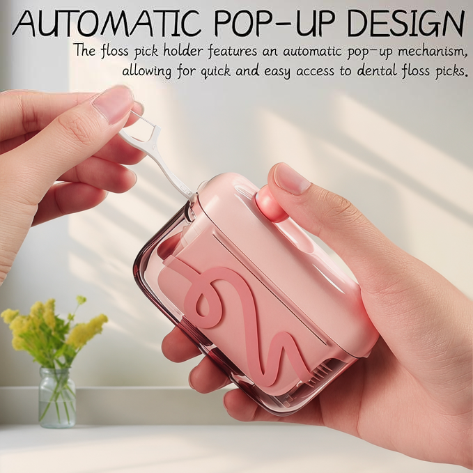 ✨Travel Storage Case with Pop-Up Dispenser, Portable & Refillable for Oral Care