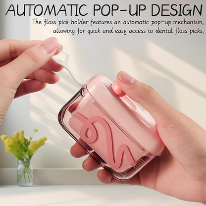 ✨Travel Storage Case with Pop-Up Dispenser, Portable & Refillable for Oral Care