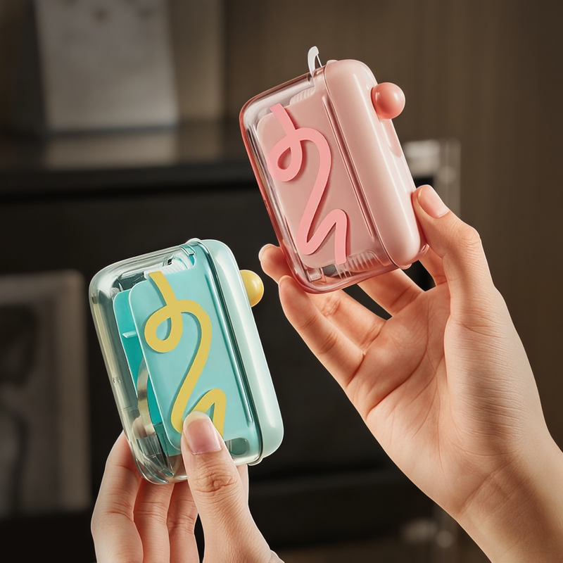✨Travel Storage Case with Pop-Up Dispenser, Portable & Refillable for Oral Care