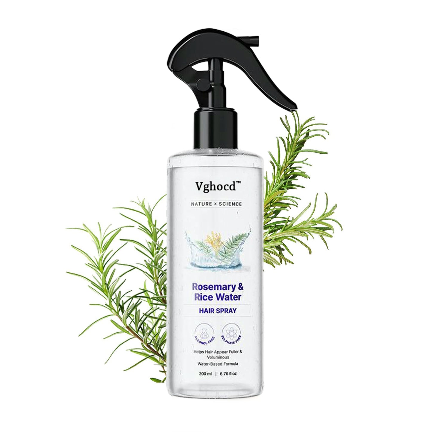 Vghocd® Nature x Science Rosemary Rice Water | Hair Growth & Oil Control Scalp Repair Treatment