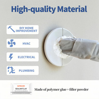 🏠Waterproof Sealant Clay For AC Holes, Walls & Pipe Gaps