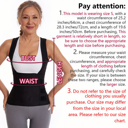 🏃‍➡️🏋️‍♀️ Women's Sweat Compression Shapewear Vest - Athletic Active Tops