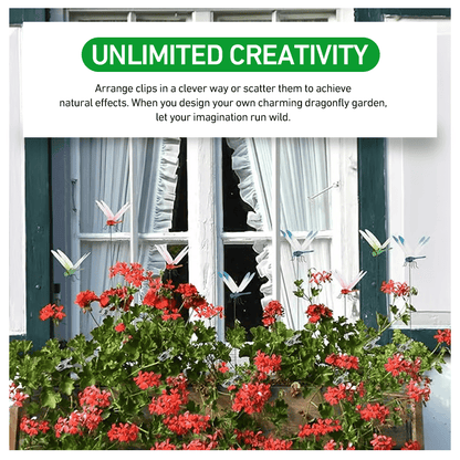 🦋 Bring Your Garden To Life Dragonfly Clip Bug Repe🔥