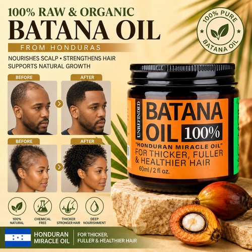 Batana Oil for Hair Growth,Raw Organic Batana Mask from Honduras🌱