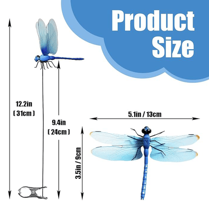 🦋 Bring Your Garden To Life Dragonfly Clip Bug Repe🔥