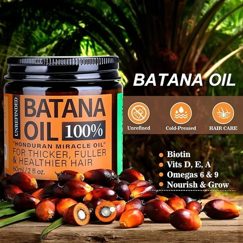 Batana Oil for Hair Growth,Raw Organic Batana Mask from Honduras🌱
