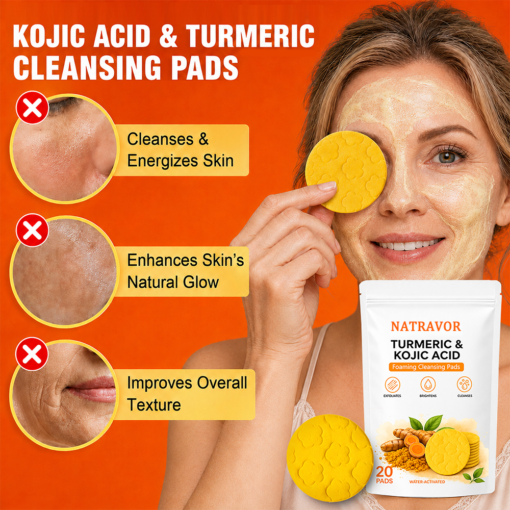 🔥Last Day 68% OFF-NATRAVOR® Turmeric Kojic Glow Pads