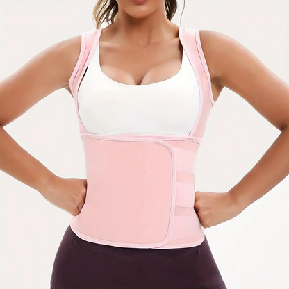 🏃‍➡️🏋️‍♀️ Women's Sweat Compression Shapewear Vest - Athletic Active Tops
