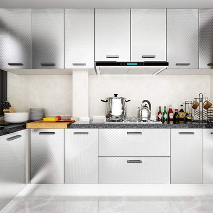 🔥Peel & Stick Aluminum Foil Wallpaper, Waterproof Oil Proof Contact Paper for Kitchen