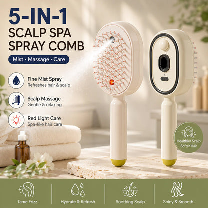 Multi-Function Massage Mist Comb