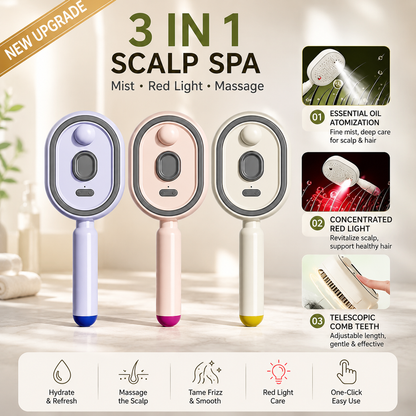 Multi-Function Massage Mist Comb