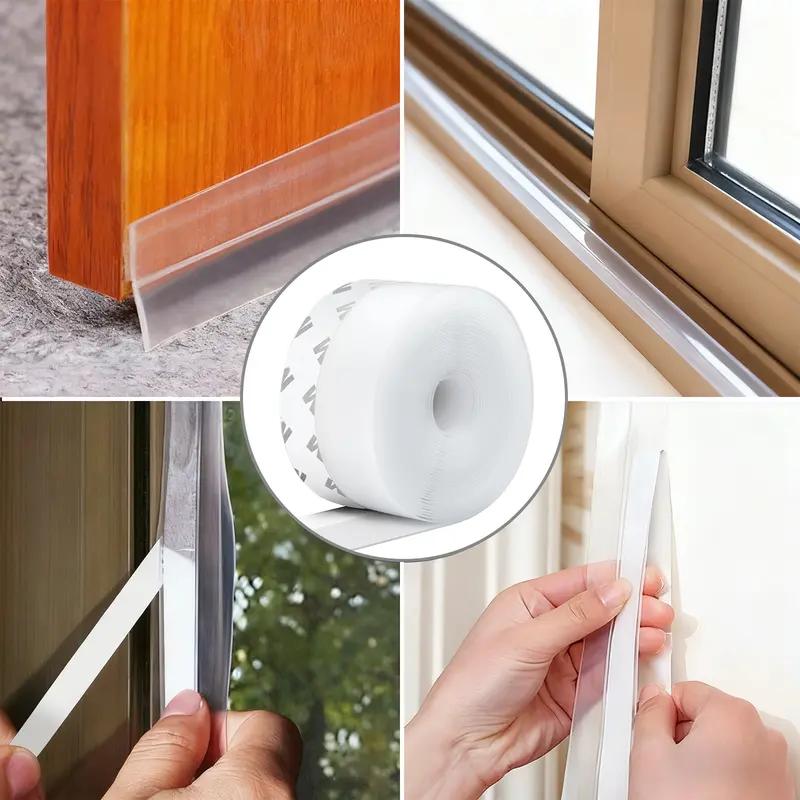 🚪 Self-Adhesive Door Weather Stripping | Draft Stopper Insulation Seal for Doors, Windows & Shower Doors