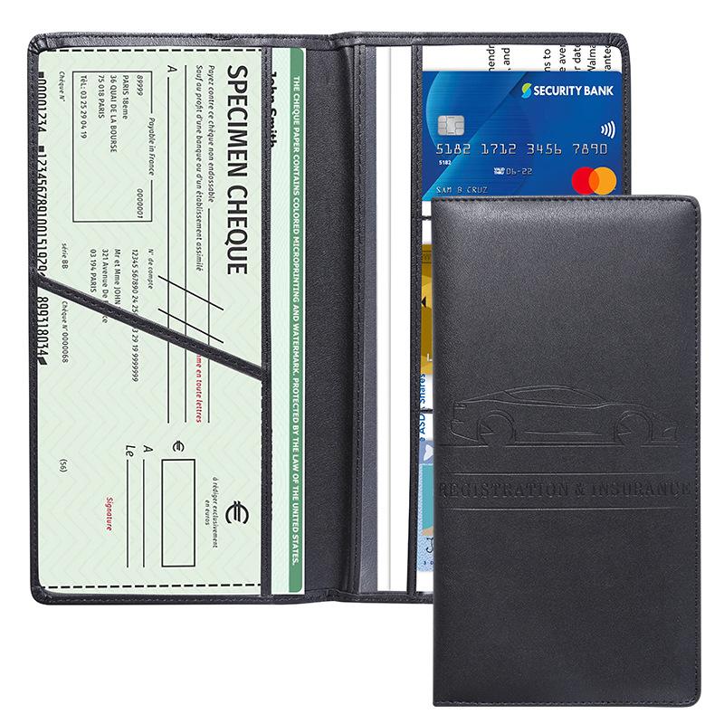📑 Magnetic Car Registration & Insurance Holder | Compact Vehicle Document Organizer