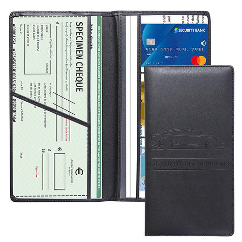 📑 Magnetic Car Registration & Insurance Holder | Compact Vehicle Document Organizer