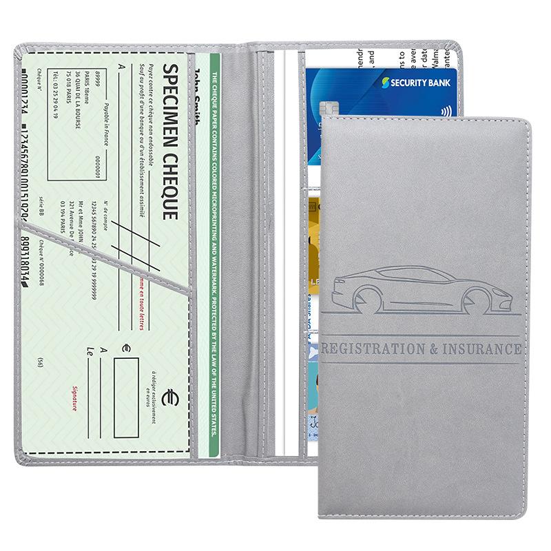 📑 Magnetic Car Registration & Insurance Holder | Compact Vehicle Document Organizer