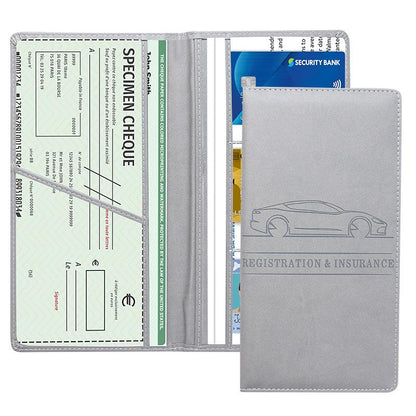 📑 Magnetic Car Registration & Insurance Holder | Compact Vehicle Document Organizer