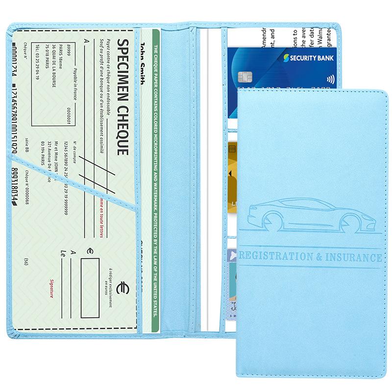 📑 Magnetic Car Registration & Insurance Holder | Compact Vehicle Document Organizer