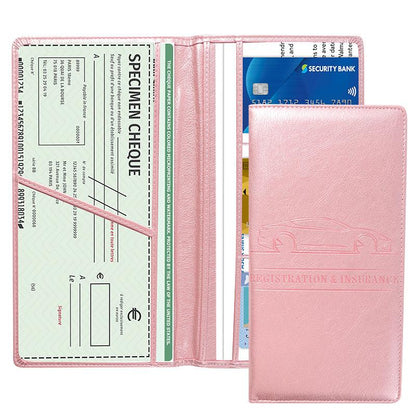 📑 Magnetic Car Registration & Insurance Holder | Compact Vehicle Document Organizer
