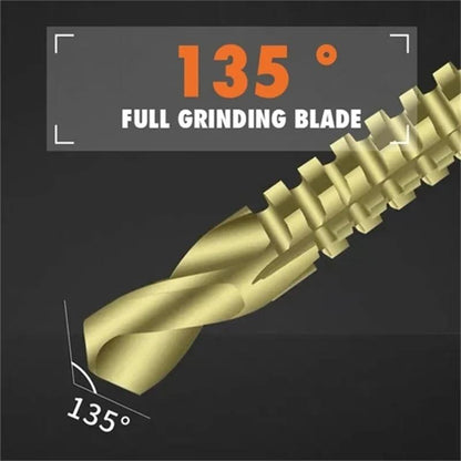🔥 Titanium Drill Bit Set – 100% Tougher & Longer Lasting! 🔩