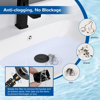 🚿3-in-1 Bathroom Drain Upgrade With Hair Catcher