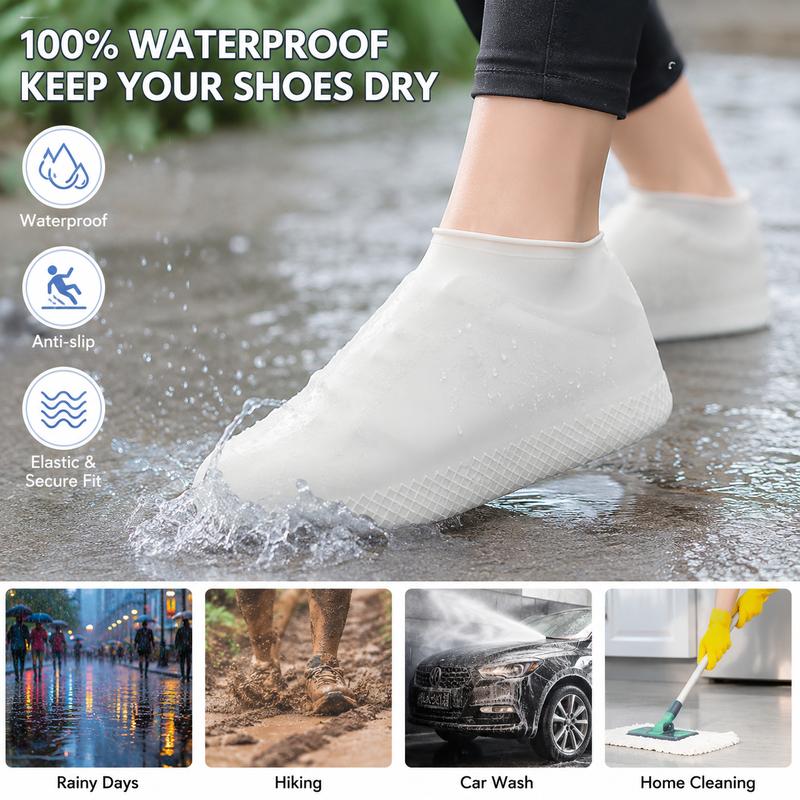💦 Waterproof Stretch Shoe Covers For Outdoor Walking & Travel