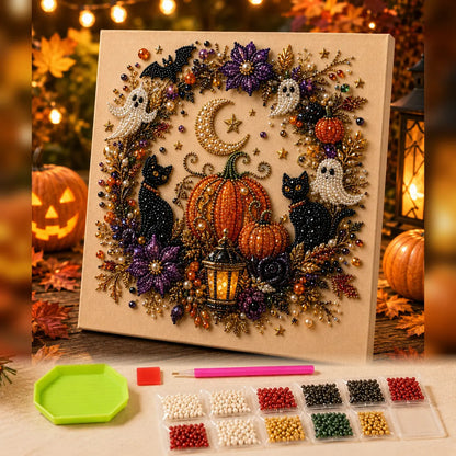 👻 3D Ghost Diamond Painting DIY Kit With Sparkling Pearl Effect🎃