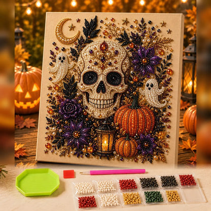 👻 3D Ghost Diamond Painting DIY Kit With Sparkling Pearl Effect🎃