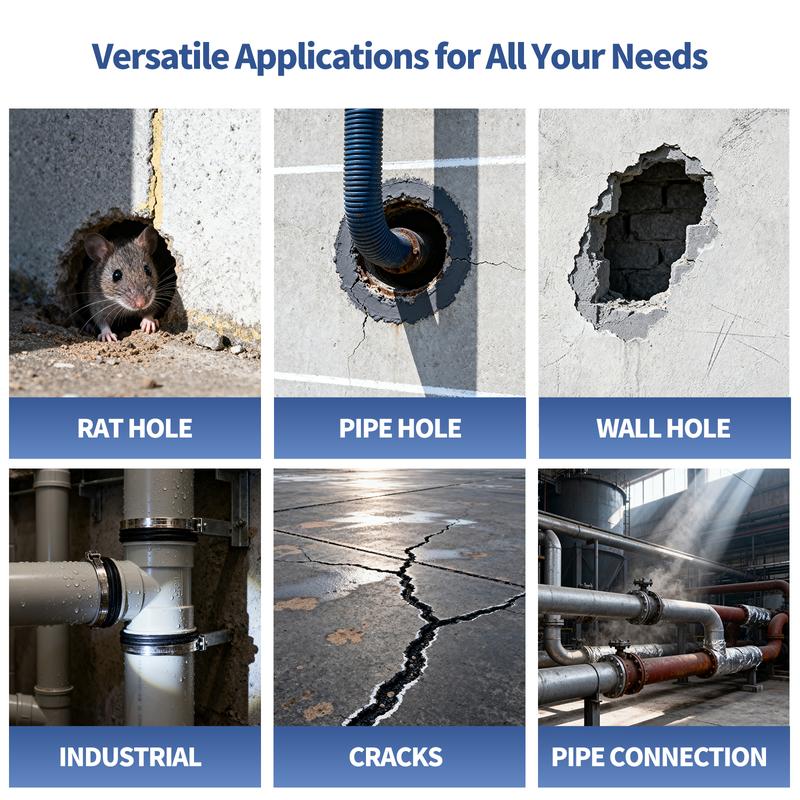 🏠Waterproof Sealant Clay For AC Holes, Walls & Pipe Gaps