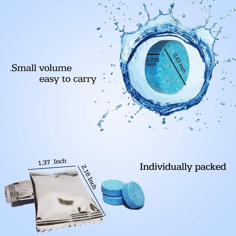 ✨ 50-Pack Concentrated Windshield Washer Fluid Tablets