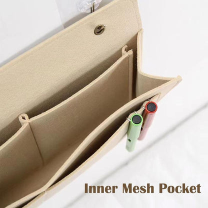 5-Pocket Hanging Bedside Caddy For Easy Storage