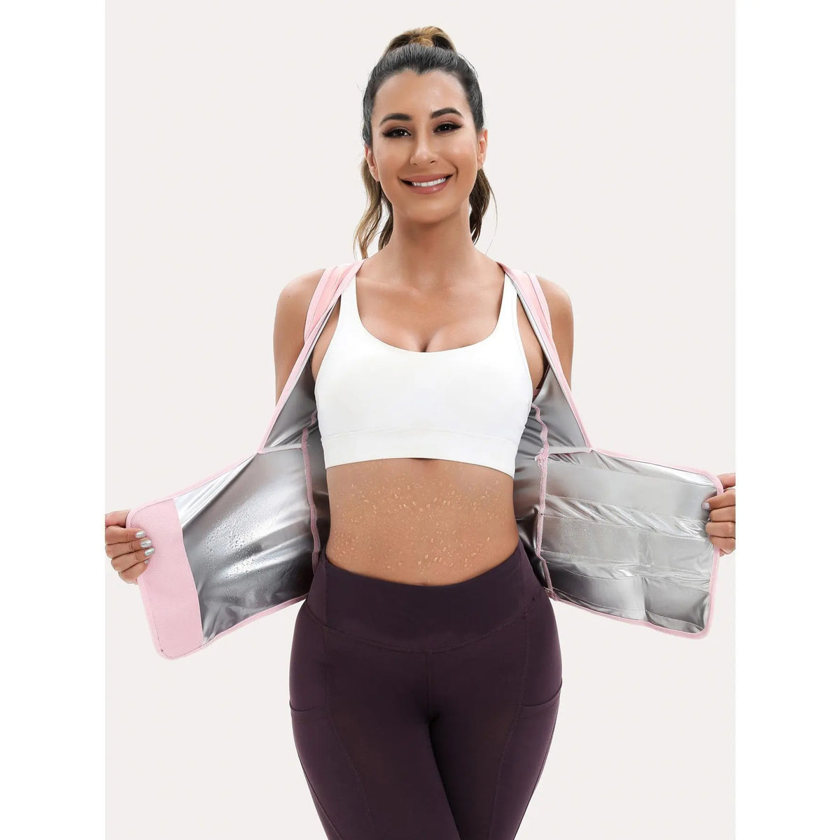 🏃‍➡️🏋️‍♀️ Women's Sweat Compression Shapewear Vest - Athletic Active Tops