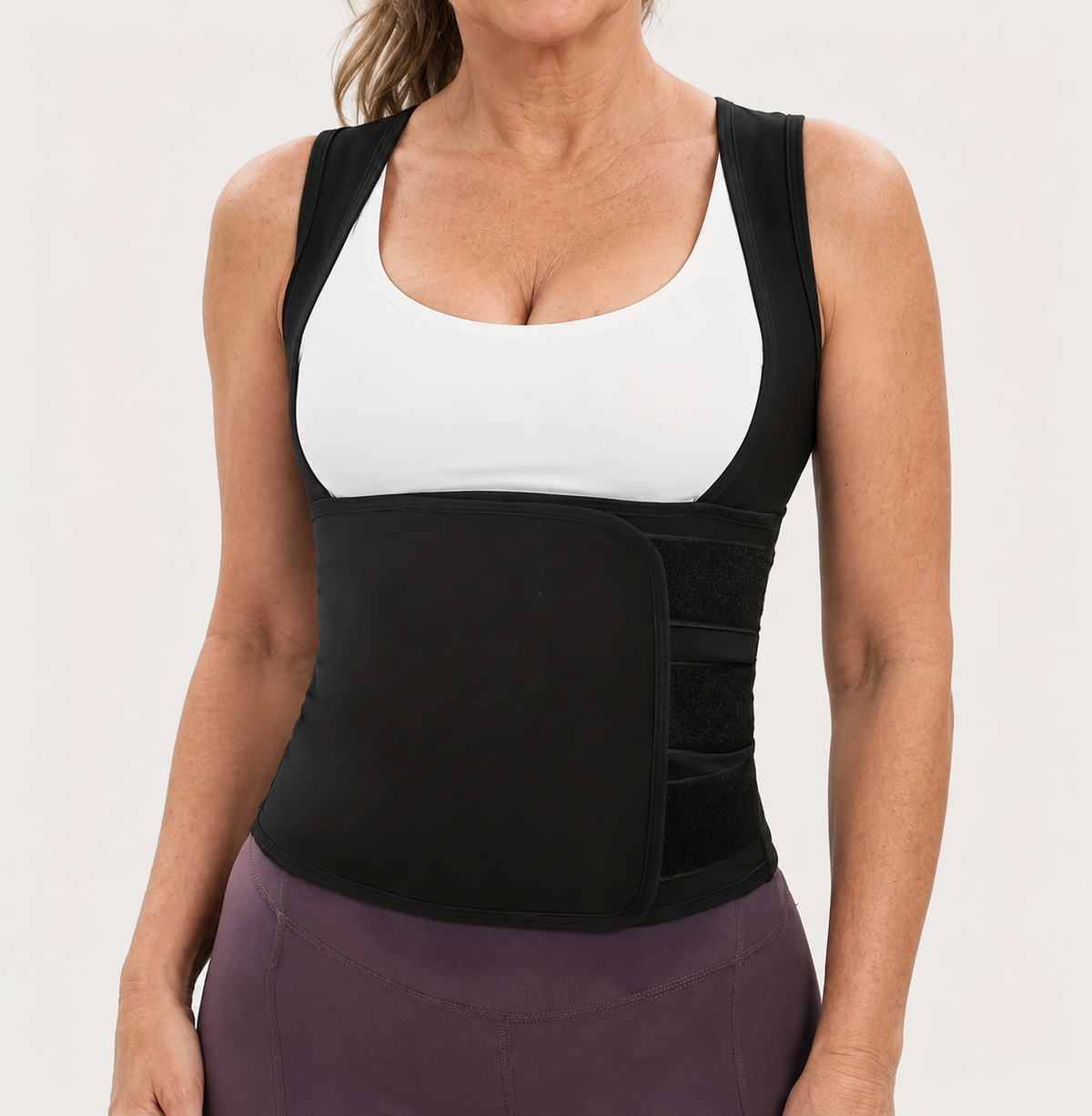 🏃‍➡️🏋️‍♀️ Women's Sweat Compression Shapewear Vest - Athletic Active Tops
