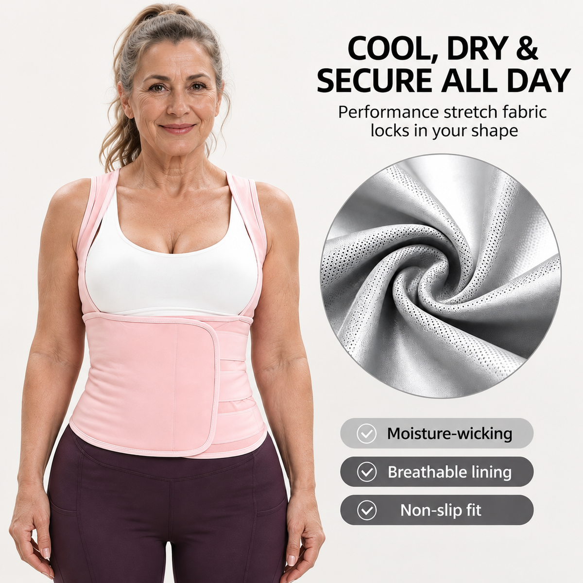 🏃‍➡️🏋️‍♀️ Women's Sweat Compression Shapewear Vest - Athletic Active Tops
