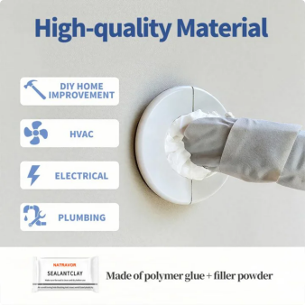 🏠Waterproof Sealant Clay For AC Holes, Walls & Pipe Gaps